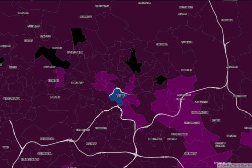 The Leeds neighbourhoods where Covid infection rates are falling the fastest