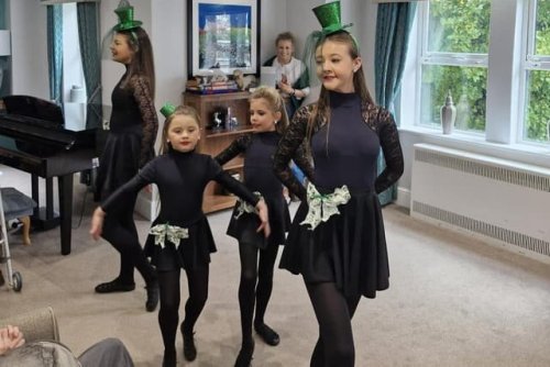 St Patrick’s Day gets the green light at local care home