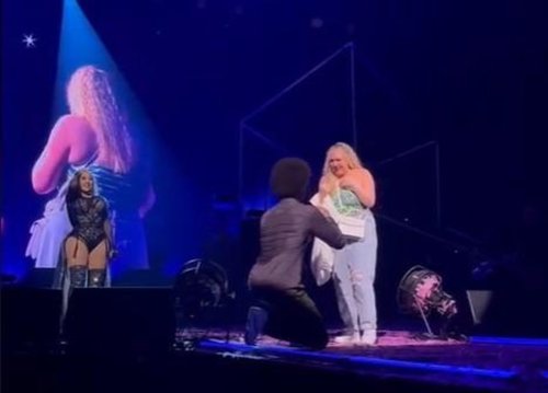 Leeds man goes viral after proposing to girlfriend during Christina Aguilera concert in front of thousands of fans