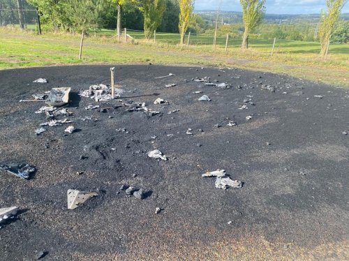 'Disgraceful and upsetting to see' - new children's play area in Armley set on fire overnight