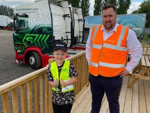 How kind gesture by Eddie Stobart driver made autistic boy's dreams come true as heartwarming post goes viral