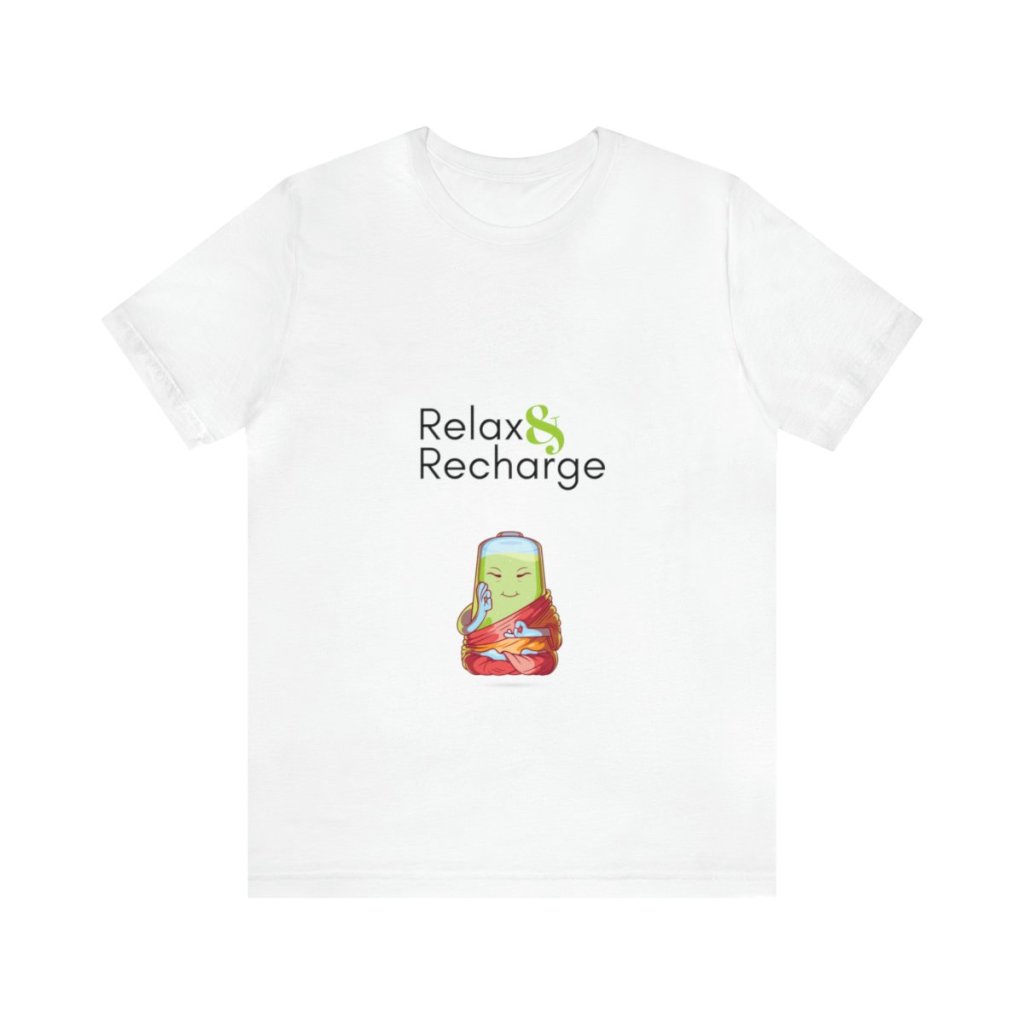RELAX AND RECHARGE UNISEX TEE - cover