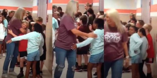 Teacher Hugs Every Student Except One Little Girl On The Last Day Of School — 'She's Going To Remember This Moment'