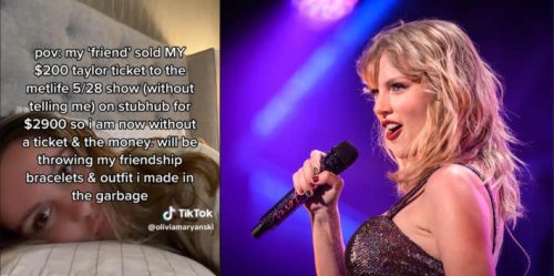 Woman's Friend Sold Their $200 Taylor Swift Tickets For $2,900 Without Asking Permission