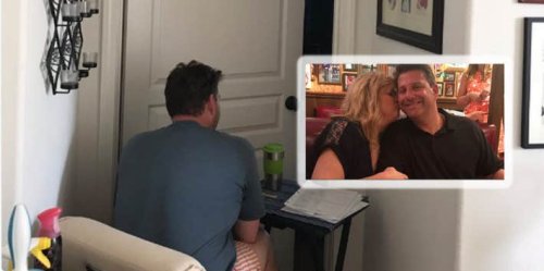 Daughter Finds Dad Setting Up Camp Outside Her Mom's Bedroom & Starts 'Crying' When She Realizes Why