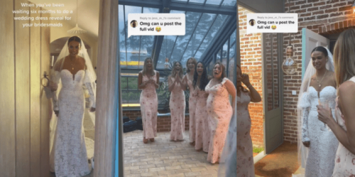 Bride Shares Video Of Her Mom ‘Ruining’ Her Wedding Dress Reveal, Sparking Debate