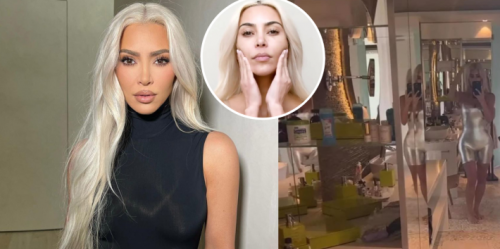 Fans Spot 'Proof' That Kim Kardashian Doesn't Use Her Own Skincare Line In Background Of Instagram Story