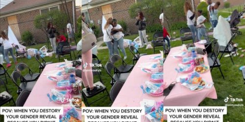 Expectant Mother Destroys Her Entire Gender Reveal Party After Finding Out That She's Having Another Girl