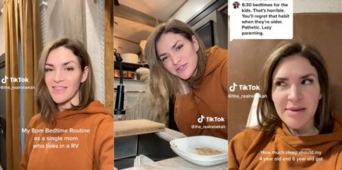 Single Mom Who Lives In An RV Puts Her Kids To Bed At 6PM Every Night Says People Who Called Her 'Lazy' Are 'Jealous'