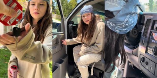 Gen Z Daughter Is Challenged By Father To Figure Out Three Things About An Old U-Haul — Including How To Start It