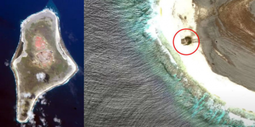 Google Earth User Claims To Discover 'Crashed UFO' On Uninhabited Island In The Middle Of The Pacific Ocean