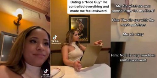 Woman Records Date With 'Nice Guy' Who Controlled What She Ordered & Claims She 'Embarrassed' Him