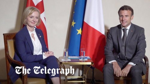Truss declares Macron ‘friend’ and Putin ‘foe’ as she joins EU leaders in Prague
