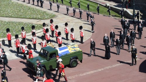 As the cameras cut away, the Royal family said their final farewells to Prince Philip