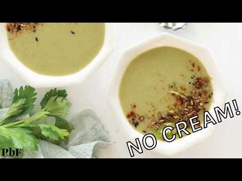 Vegan Cream of Celery Soup