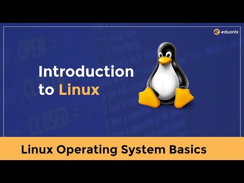 Introduction to Linux | Linux for Beginners Course | Linux E-Degree| Eduonix