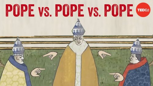 When There Were Three Popes at Once: An Animated Video Drawn in the Style of Medieval Illuminated Manuscript