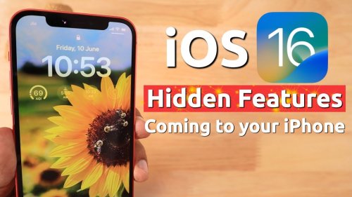 iOS 16 HIDDEN FEATURES 🔥 Coming to your iPhone and iPad