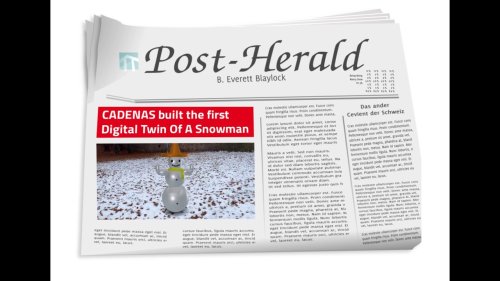BREAKING NEWS - Snowman Configurator To Build a DIGITAL TWIN in 150 different CAD CAE BIM formats