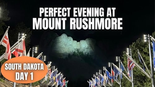 A PERFECT evening at Mount Rushmore and our first KOA stay in South Dakota