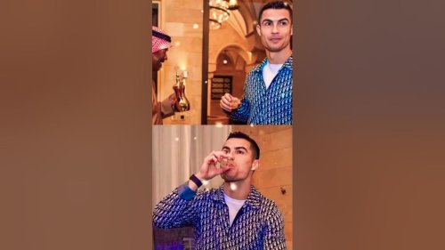 Cristiano Ronaldo Drink Zamzam Water | Al-Nassr