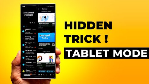 Hidden Trick - Turn your Android phone into Tablet !
