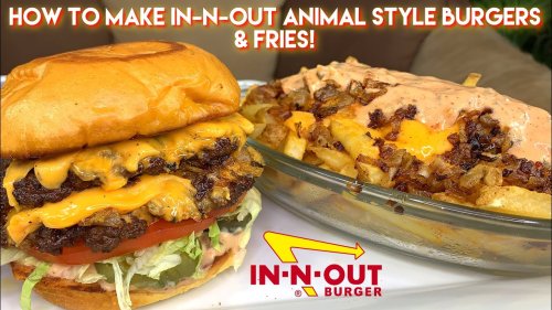 HOW TO MAKE IN-N-OUT BURGERS AT HOME! ( WITH ANIMAL STYLE FRIES)