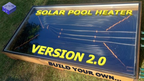 Improved Solar Pool Heater – Full build