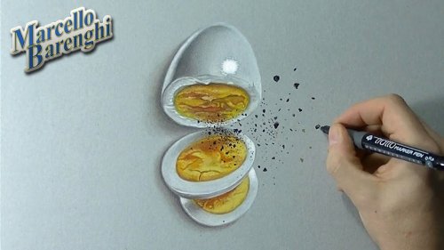 Drawing Boiled Egg