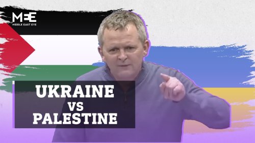 Irish MP Richard Boyd Barrett calls out the double standards on Ukraine and Palestine