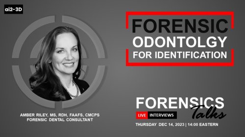 Forensic Odontology | Forensics Talks EP 93 | ft. Amber Riley | Dec 14, 2023 | 2PM Eastern