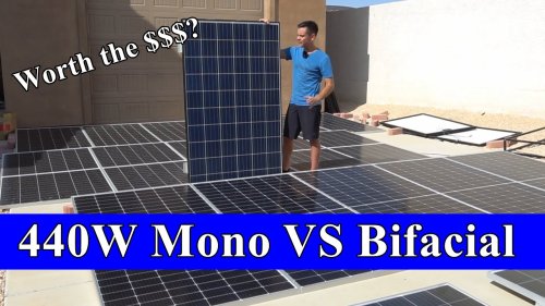 440W Mono Solar Panels VS 410W Bifacials: Worth the extra cost?