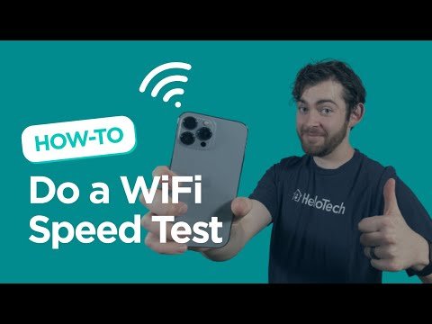 HelloTech: How To Do a WiFi Speed Test
