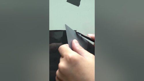 The professional process of tinting car windows. #tint #windowtinting #cars