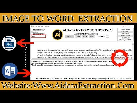 How To Convert Image To Text / Notepad Through AI data Extraction Software cover image