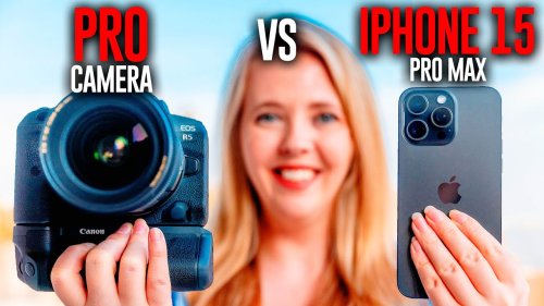 Are cameras DEAD? iPhone 15 Pro Max vs $10,000 CAMERA [FREE Giveaway!]