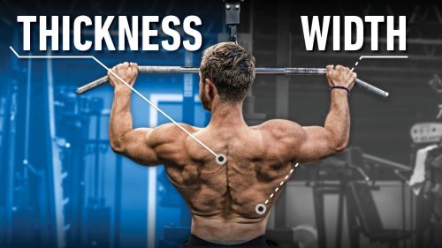 How To Train Back WIDTH vs THICKNESS (Close vs Wide Grip? Rows or Pullups?)