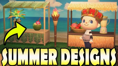 🌞 Top 10 Stunning Summer Designs To Download in Animal Crossing New Horizons!