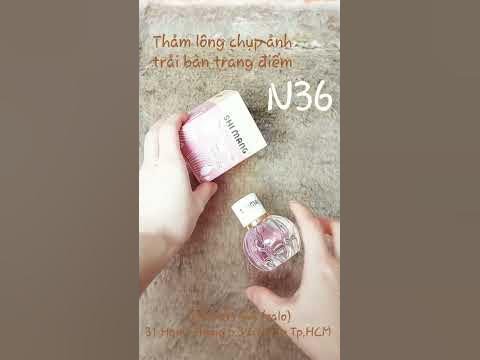 Thảm Lông N36 Chụp Ảnh Chụp Hình Trải Bàn Trang Điểm #shorts