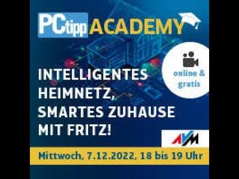 PCtipp Webinar | Intelligentes Heimnetz, smartes Zuhause mit FRITZ!