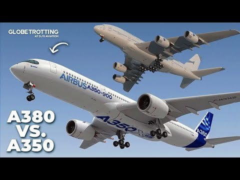 The Airbus A380 vs A350