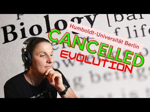[LIVE] Uni cancelled Evolutionsvortrag von Biologin