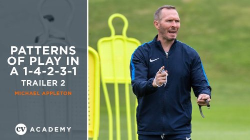 Michael Appleton • Coaching patterns of play in a 1-4-2-3-1 • CV Academy Session 2