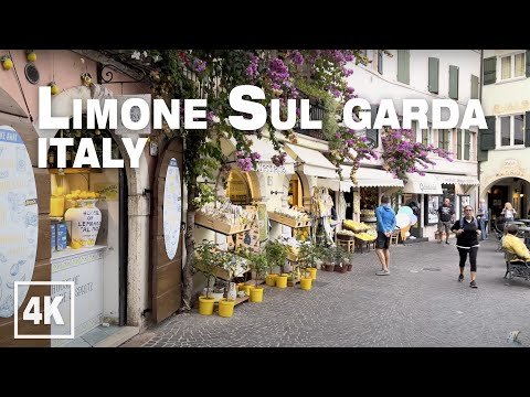Limone sul Garda ITALY October 2023 • 4K 60 fps HDR ASMR