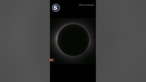 Solar Eclipse Reaches Totality in Mexico's Mazatlan
