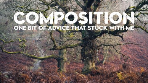 Best COMPOSITION advice I was given when I started photography