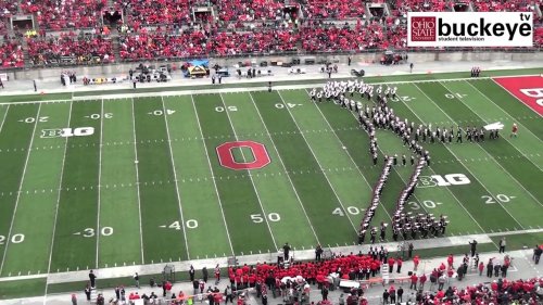 Ohio State Marching Band "Michael Jackson Tribute" - Halftime vs. Iowa: 10-19-13