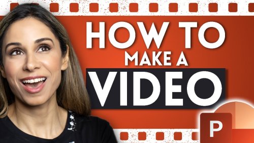How to Easily Make a Video in PowerPoint (Slideshow & Screen Recording)