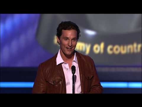 ACM Awards 2009: Matthew McConaughey Says He Used To Tell Women He Made Custom Boots For George Strait