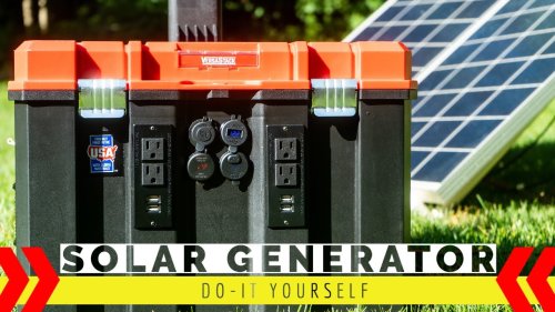 DIY Solar Generator | Infinite Cheap Renewable Energy